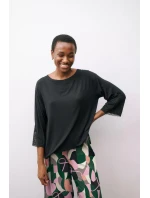 Dámsky pyžamový top Aura Spotlight Top - BLACK - black 0004 - TRIUMPH