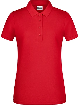 Daiber 8009 Dámske polo tričko z bio bavlny 02.8009 červené Daiber 8009 Dámske polo tričko z bio bavlny 02.8009 červené