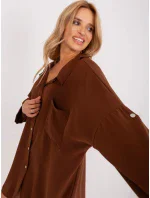 Šaty DHJ SK 13938.02P hnedá