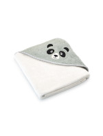 Zwoltex uterák s kapucňou Panda White/Blue