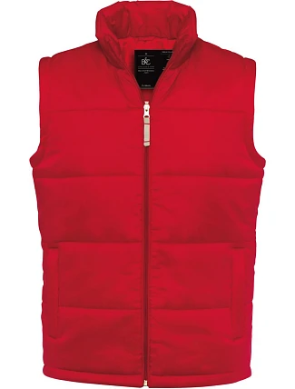 B&C Bodywarmer /men Pánska vesta 01.0930 červená B&C Bodywarmer /men Pánska vesta 01.0930 červená