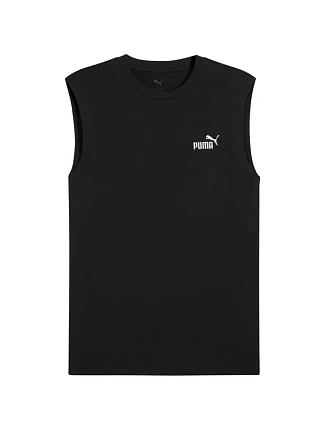Pánske tričko Puma ESS No. 1 Logo Sleeveless Tee, čierne, 682626 01