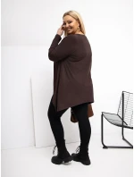 Blúzka RV BZ 5031.06X tmavohnedá