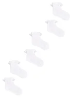 Dievčenské ponožky s volánom 3Pack SKL-0009G-0100 white - Yoclub