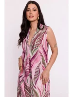 B283 Maxi šaty s potlačou - model 1 B283 Maxi šaty s potlačou - model 1