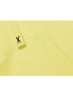 Krátka mikina s kapucňou v citrónovej farbe (8B939-33) Krátka mikina s kapucňou v citrónovej farbe (8B939-33)