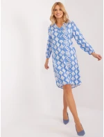 Šaty D73771M30427A svetlomodré
