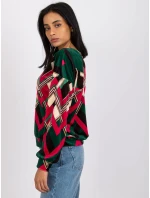 Blúzka DHJ BZ 6550 4.40 tmavo zelená Blúzka DHJ BZ 6550 4.40 tmavo zelená