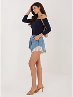 HM SN šortky MC1125.74 tmavomodré