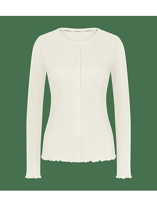 Univerzálny rebrový kardigán LSL – Silk White – TRIUMPH Silk White – TRIUMPH Univerzálny rebrový kardigán LSL – Silk White – TRIUMPH Silk White – TRIUMPH