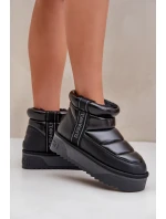 Niskie Śniegowce Na Grubej Podeszwie D.Franklin DFSH371011 Czarne