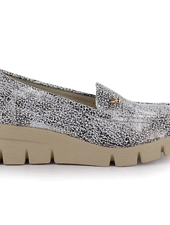 Dámske topánky na platforme v zlatej farbe M.Daszynski MR23109D