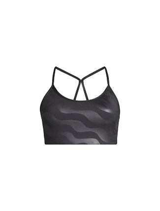 Športová podprsenka CASALL Sleek Strappy Sports Bra Printed, čierna Športová podprsenka CASALL Sleek Strappy Sports Bra Printed, čierna