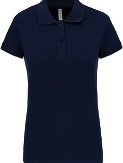Kariban K 240 Dámske elastické polo tričko z piké 20.K240 tmavomodré