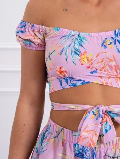 Fialová kvetinová sada