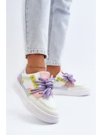 Damskie Sneakersy Eko Skórzane Multikolor Avanalis