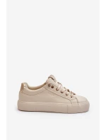 Damskie Sneakersy Big Star NN274210 Beżowe