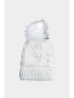 Dziewczęca Zimowa Czapka 4F 4FJWAW24ACAPF421-11S Biała
