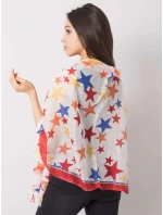 Šatka AT CH 1237 biela a červená