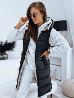Dámska prešívaná obojstranná vesta MARIET black FashionStreet TY3161