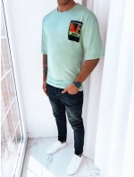 Pánske mätové tričko s potlačou FashionStreet RX5305