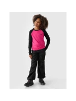 Dievčenský hladký hladký rukáv s dlhým rukávom 4F Junior 4FJWAW24TLONF291-55S