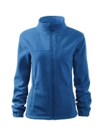 Dámska fleecová bunda azúrovo modrá