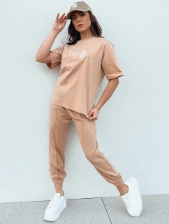 Dámska tepláková súprava ZIMELAN beige FashionStreet AY1030