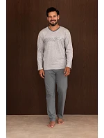 Pyžamo Regina 6010 s dlhými rukávmi, veľkosti M–3XL, Z26 Pyžamo Regina 6010 s dlhými rukávmi, veľkosti M–3XL, Z26