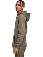 Build your Brand BB 006 Oversize mikina s kapucňou z hrubej bavlny 56.B006 biela