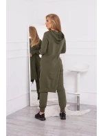 Sada mikín s dlhšou stranou khaki farby