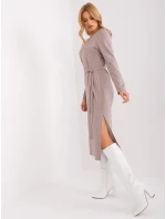 LK SK 509447 šaty.75P tmavo lila
