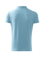 Bavlnená polokošeľa pánska nebesky modrá