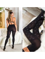 Dámske sexy pančuchy s bodkami SH8013 black - Collant