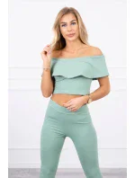 Sada s volánikom tmavá mäta