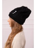 Dámska čiapka Larisa K395 čierna