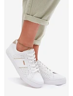 Dámske perforované tenisky Big Star TT274291 White Dámske perforované tenisky Big Star TT274291 White