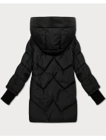 Prechodná prešívaná bunda s odnímateľnou kapucňou Libland black (LD-7749) Prechodná prešívaná bunda s odnímateľnou kapucňou Libland black (LD-7749)