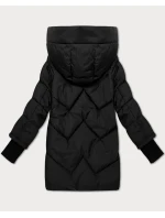 Prechodná prešívaná bunda s odnímateľnou kapucňou Libland black (LD-7749) Prechodná prešívaná bunda s odnímateľnou kapucňou Libland black (LD-7749)