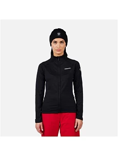 Dámska mikina ROSSIGNOL W Blackside Mix HZ Fleece, čierna