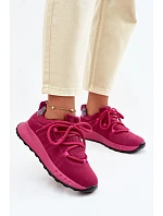 Dámske kožené semišové tenisky Fuchsia Bemela Dámske kožené semišové tenisky Fuchsia Bemela