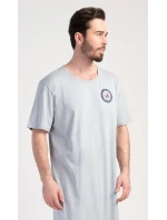 Pánska nočná košeľa s krátkym rukávom Sea