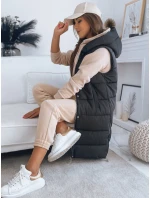 Dámska prešívaná vesta NOELIA čierna FashionStreet TY3134