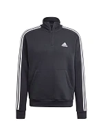 Mikina adidas Essentials Fleece s tromi pruhmi 1/4-Zip M HZ6235