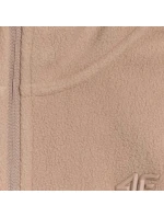 Dámska fleecová mikina 4F F069 svetlohnedá 4FWAW25UFLEF069 82S