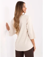 Blúzka RV BZ A804.05P svetlo béžová