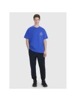 Pánske tričko oversize s potlačou 4F 4FWSS25TTSHM1979-36S