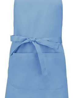Kariban K 890 Zástera s náprsenkou „Sommelier“ 20.K890 sky blue