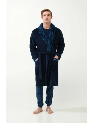 Vamp - Pánsky župan so štýlovou klopou 21629 - Vamp