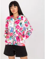 Mikina RV BL 8118.89 biela a ružová